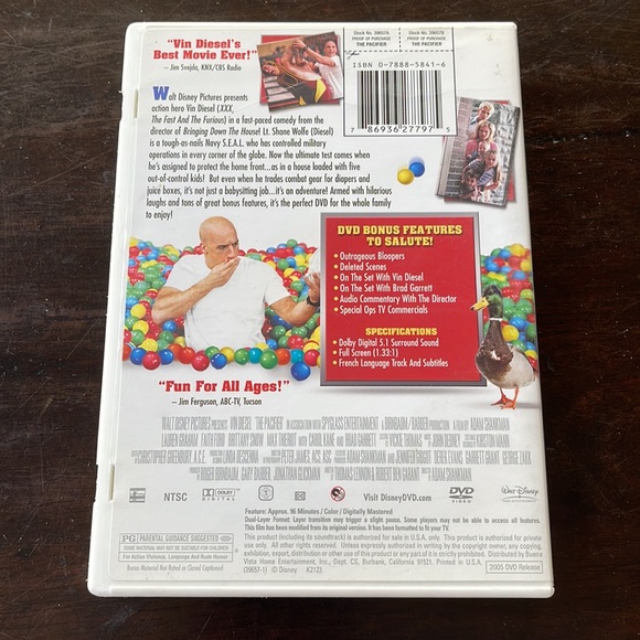 The Pacifier DVD - Picture 2 of 2